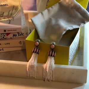 Baublebar Tassel Earrings in White